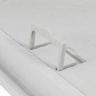 Tampa Quadrada de Polipropileno 65x65cm Cinza Odem