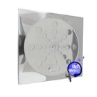 Tampa Ralo Grelha Quadrado 10x10cm Inox Função Abre/fecha Cro