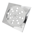 Tampa Ralo Grelha Quadrado 15x15cm Inox Função  Abre / Fecha