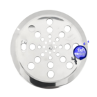 Tampa Ralo Grelha Redonda 10x10cm Inox Função Abre/fecha Cor: