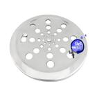 Tampa Ralo Grelha Redonda 10x10cm Inox Função Abre/fecha Cor:
