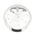 Tampa Ralo Grelha Redonda 15x15cm Inox Função  Abre / Fecha C