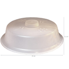 Tampa Redonda Para Microondas Branca 26cm