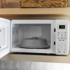 Tampa Redonda Para Microondas Branca 26cm