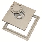 Tampa Sifonada com Aro Polipropileno 30x30cm Odem