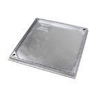 Tampa Tampão Chão Alumínio Fundido Simples Rebaixado 70x70cm