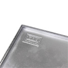 Tampa Tampão Chão Alumínio Fundido Simples Rebaixado 80x80cm