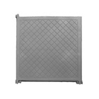 Tampa Tampão Chão Articulado Ferro Cadeado Cisterna 60x60cm