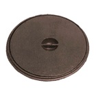 Tampa Tampão Chão Simples Redondo Ferro Cx Gordura 32x32cm