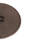 Tampa Tampão Chão Simples Redondo Ferro Cx Gordura 32x32cm