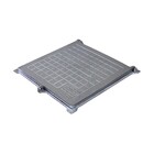 Tampa Tampão De Chão Articulado Com Porta Cadeado 60x60cm