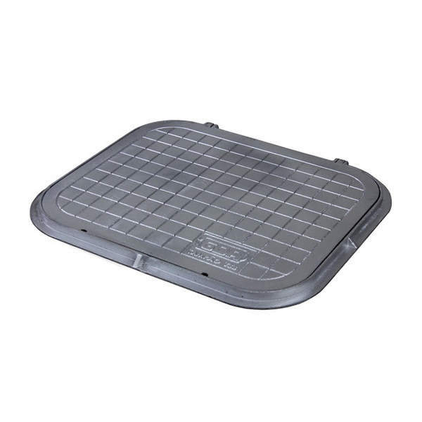 Tampa Tampão De Chão Articulado T33 Alumínio Fundido 58x49cm