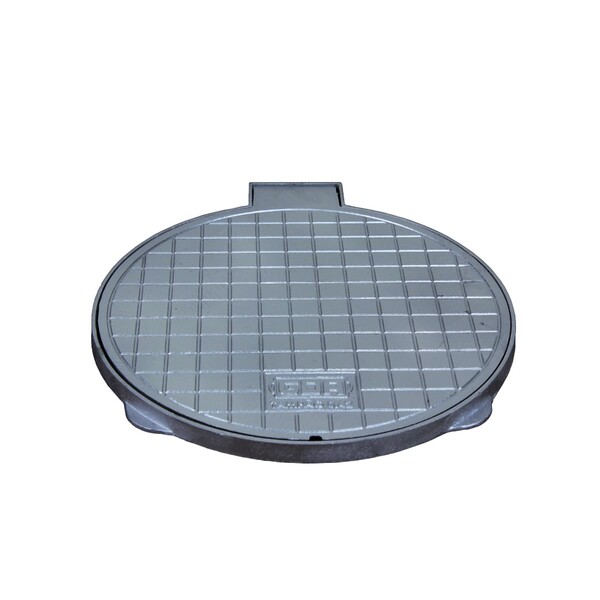 Tampa Tampão De Chão Circular T050 Alumínio Articulado 50cm