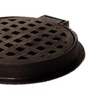 Tampa Tampão De Chão Grelha Articulado De Ferro Fundido 60cm