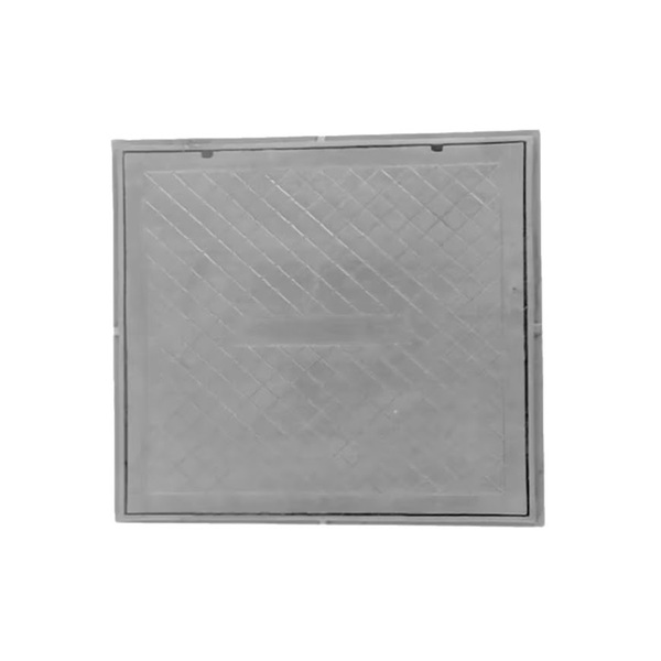 Tampa Tampão De Chão Simples De Ferro Fundido 80x80cm