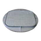 Tampa Tampão De Chão Simples Redondo Ferro Passagem 51x42cm