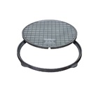 Tampa Tampão De Chão T010 Em Alumínio Circular Simples 10cm