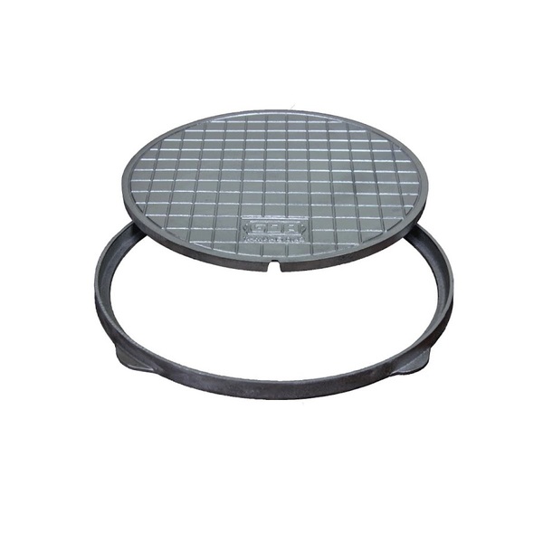 Tampa Tampão De Chão T010 Em Alumínio Circular Simples 10cm