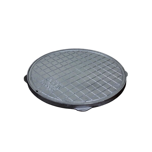 Tampa Tampão De Chão T060 Em Alumínio Circular Simples 60cm