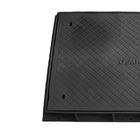 Tampa Tampão De Chão Zd Simples De Ferro Fundido 120x95cm