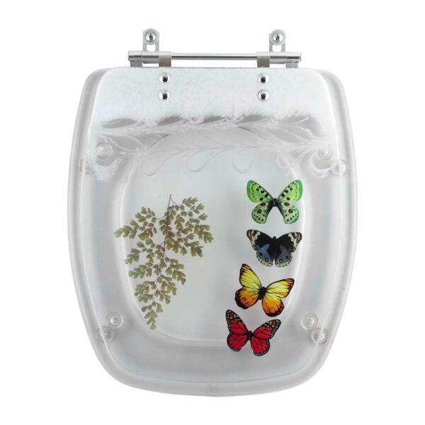 Tampa Vaso Acrílico Decorado Amarilis Transparente P/ Fiori