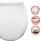 Tampa Vaso Almofadada Assento Universal Branco