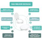 Tampa Vaso Sanitário Madeira Laqueada Avalon Branco Para Baci