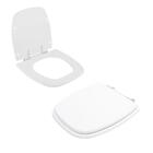 Tampa Vaso Sanitário Madeira Laqueada Fit Branco Para Bacia C