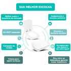 Tampa Vaso Sanitário Madeira Laqueada Lirio Branco Para Bacia