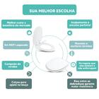 Tampa Vaso Sanitário Madeira Laqueada Massima Branco Para Bac