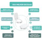 Tampa Vaso Sanitário Madeira Laqueada Stylus Branco Para Baci