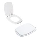 Tampa Vaso Sanitário Madeira Laqueada Stylus Branco Para Baci