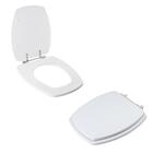 Tampa Vaso Sanitário Madeira Laqueada Thema Branco Para Bacia