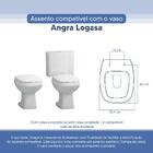 Tampa Vaso Sanitário Poliester Acrilico Angra Branco Para Bac