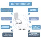 Tampa Vaso Sanitário Poliester Acrilico Anturius Branco Para