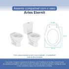 Tampa Vaso Sanitário Poliester Acrilico Aries Branco Para Bac