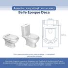 Tampa Vaso Sanitário Poliester Acrilico Belle Epoque Branco P