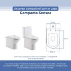 Tampa Vaso Sanitário Poliester Acrilico Compacta Branco Para