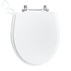 Tampa Vaso Sanitário Poliester Acrilico Laura Branco Para Bac