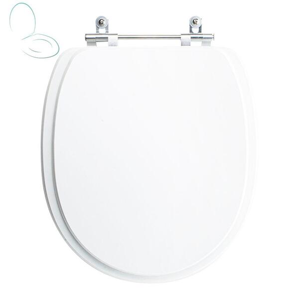 Tampa Vaso Sanitário Poliester Acrilico Village Branco Para B