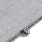 Tampão e Porta Grelha de Alumínio Fundido Esmalte Sintético 50x50cm Cinza GDA