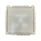 Tampão Casa Das Máquinas 90x90 Sem Rebaixo Com Grelha - Bege