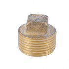 Tampão Latão Roscável Água Quente e Fria 22mm ou 3/4" Ramo