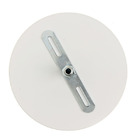 TAMPAO P/LUSTRE IMPORTADOS PLASTICO DIAMETRO 120,00 MM BRANCO