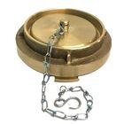 Tampão Storz 2.1/2 C/ Corrente Para Hidrante Incêndio Latão