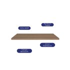 Tampo 27mm Para Balcão De Cozinha 80cm Unna Yescasa Carvalho