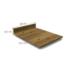 Tampo 40X54,5cm Spring Garapa