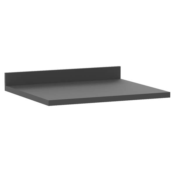 Tampo 60cm Preto 2,5x60x54,5cm Spring Luciane