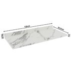 Tampo Cozinha 120cm Flórida Calacatta