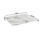 Tampo Cozinha 80cm Flórida Calacatta